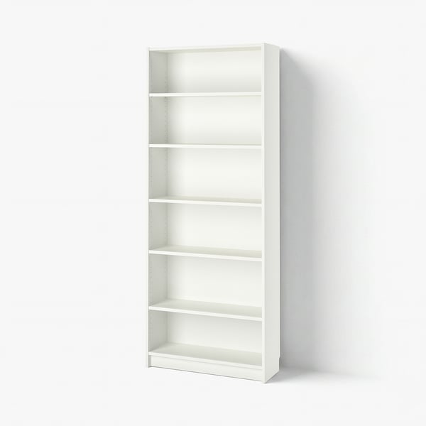 BILLY Bibliothèque, blanc, 80x28x202 cm