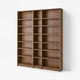 BILLY Combinaison bibliothèque+surmeubles, brun motif noyer, 200x28x237 cm