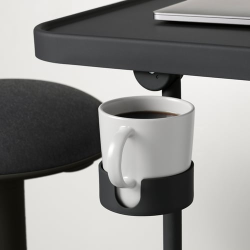 BJÖRKÅSEN table pour ordinateur portable, anthracite IKEA