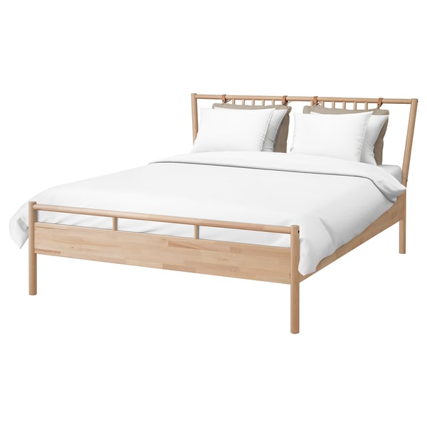 Bjorksnas Cadre De Lit Bouleau Leirsund 140x200 Cm Ikea