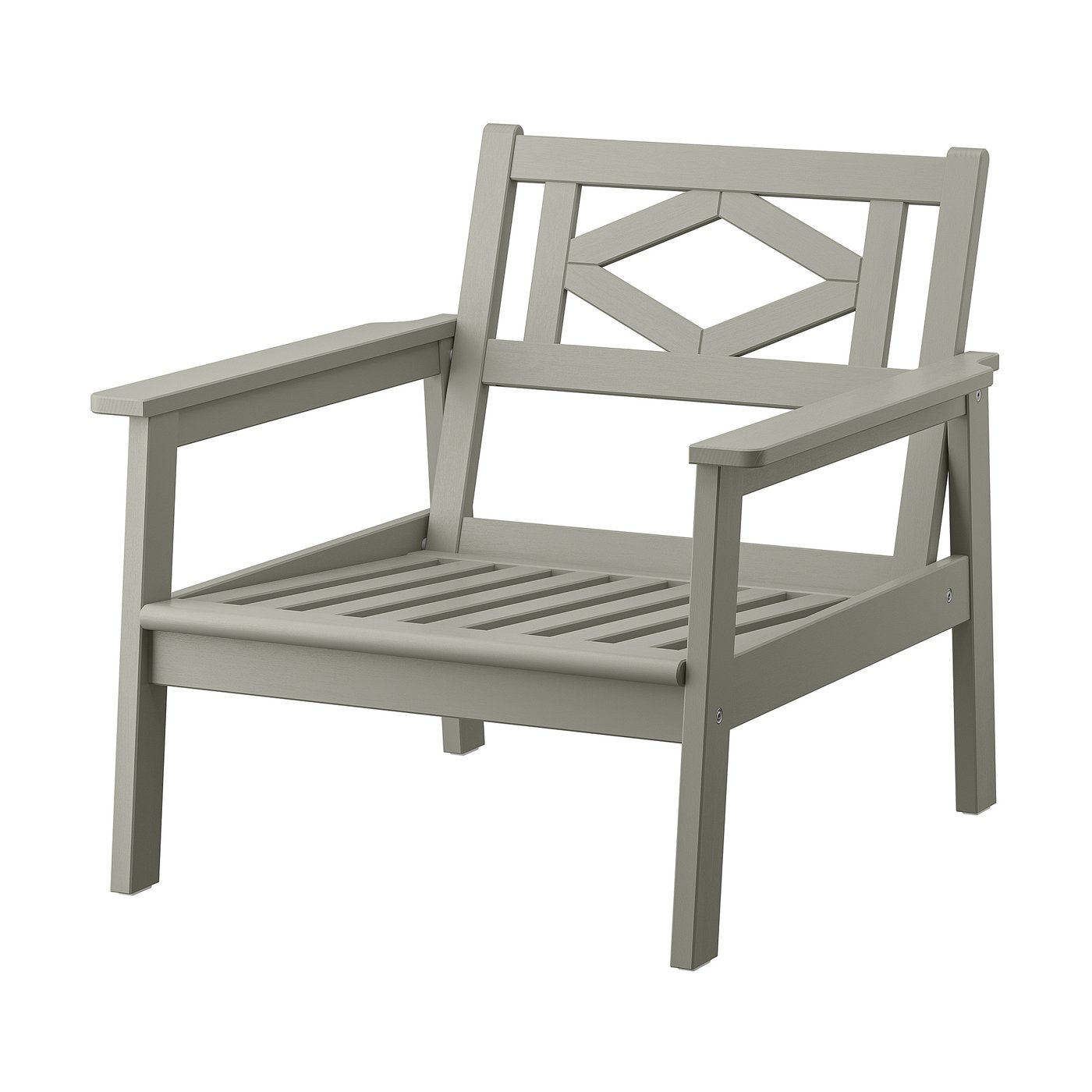 BONDHOLMEN Fauteuil de jardin teinté gris IKEA