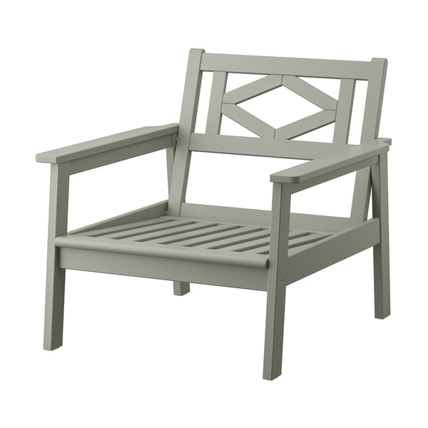 BONDHOLMEN Fauteuil de jardin - teinté gris - IKEA