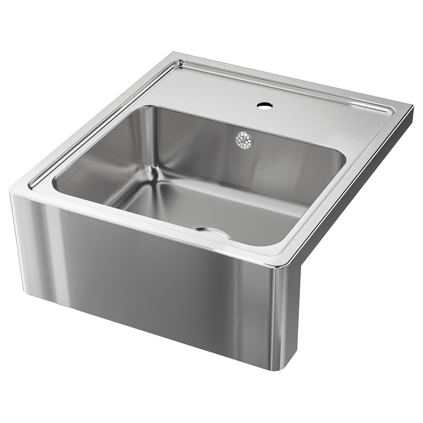 bredsjon evier avec face avant visible acier inoxydable ikea