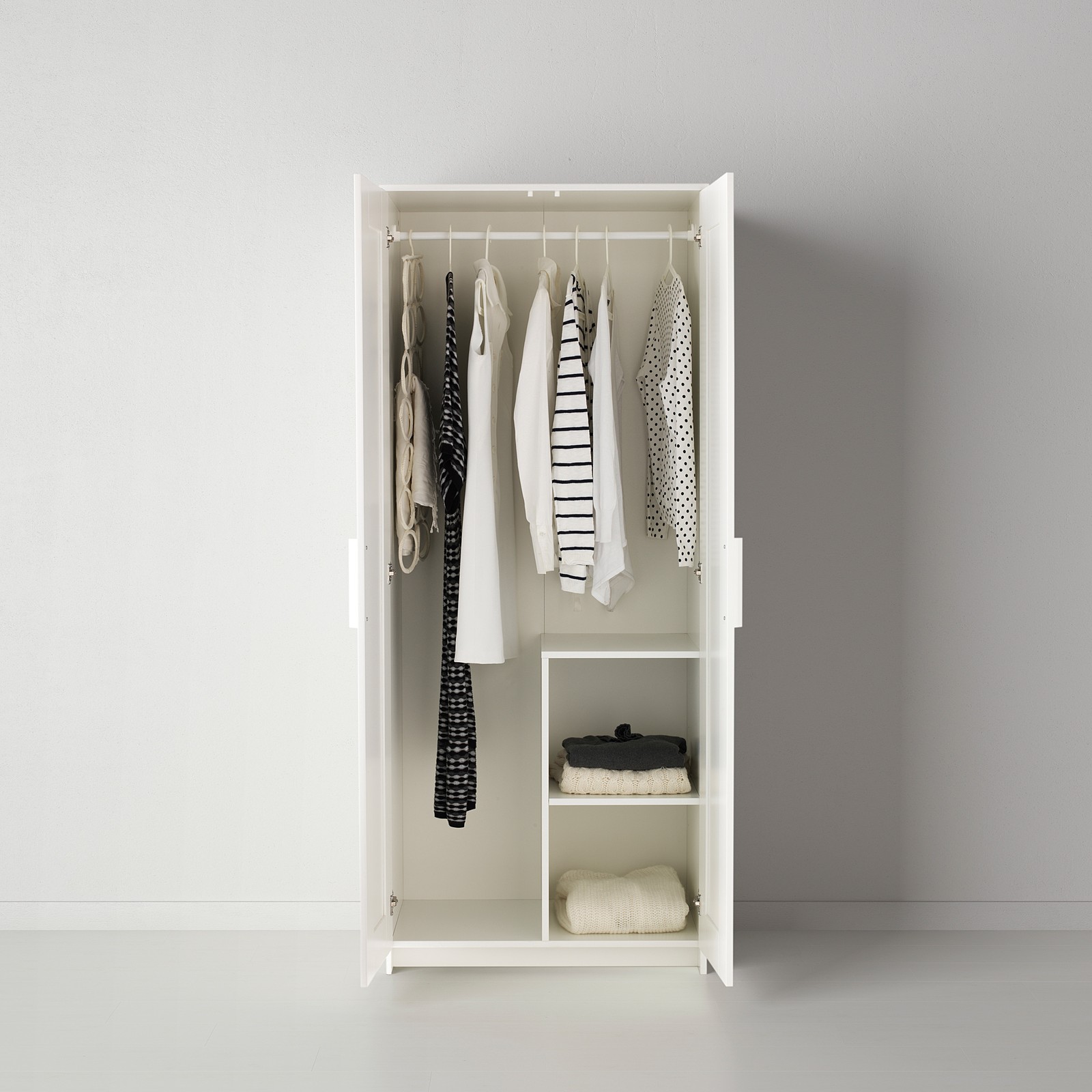 BRIMNES Armoire 2 portes, blanc, 78x190 cm - IKEA