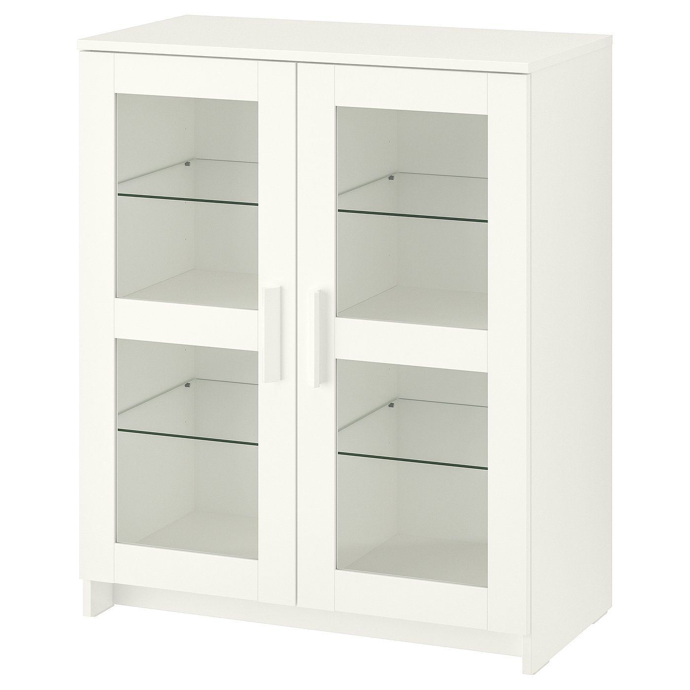 Brimnes Armoire Avec Portes Verre Blanc 78x95 Cm Ikea