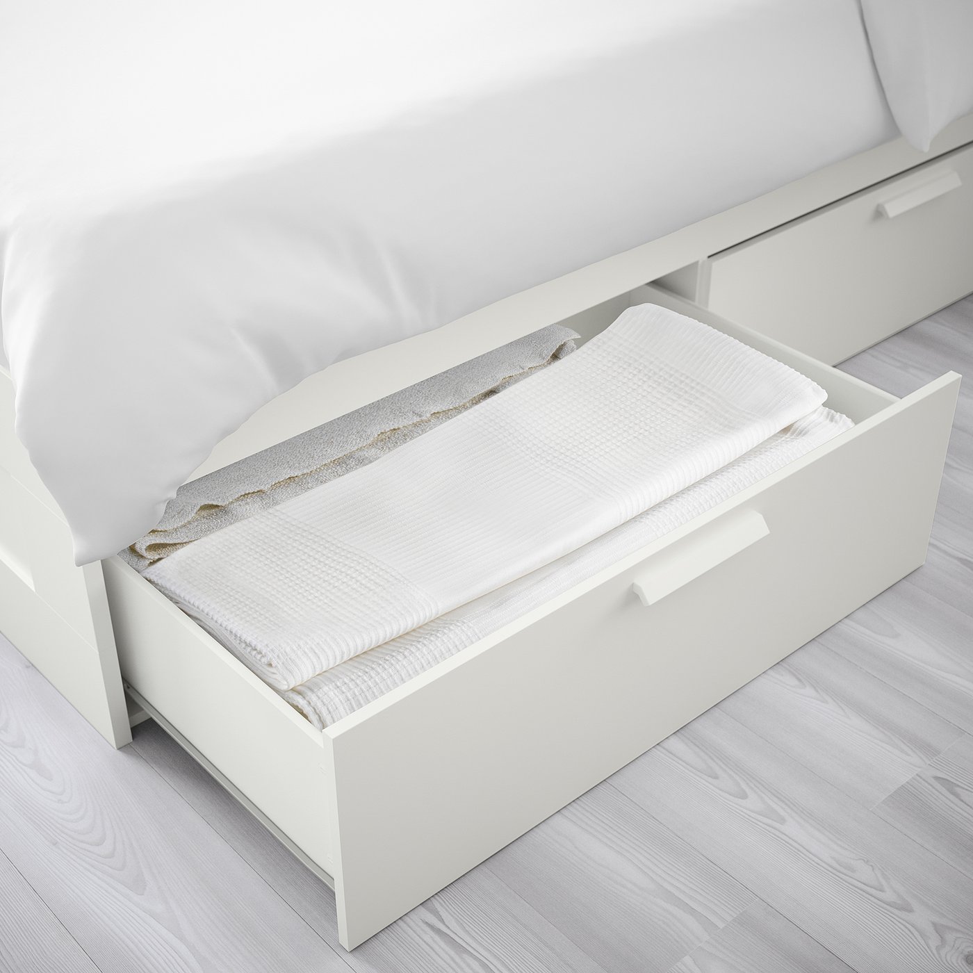 Brimnes Cadre Lit Avec Rangement Blanc 160x200 Cm Ikea
