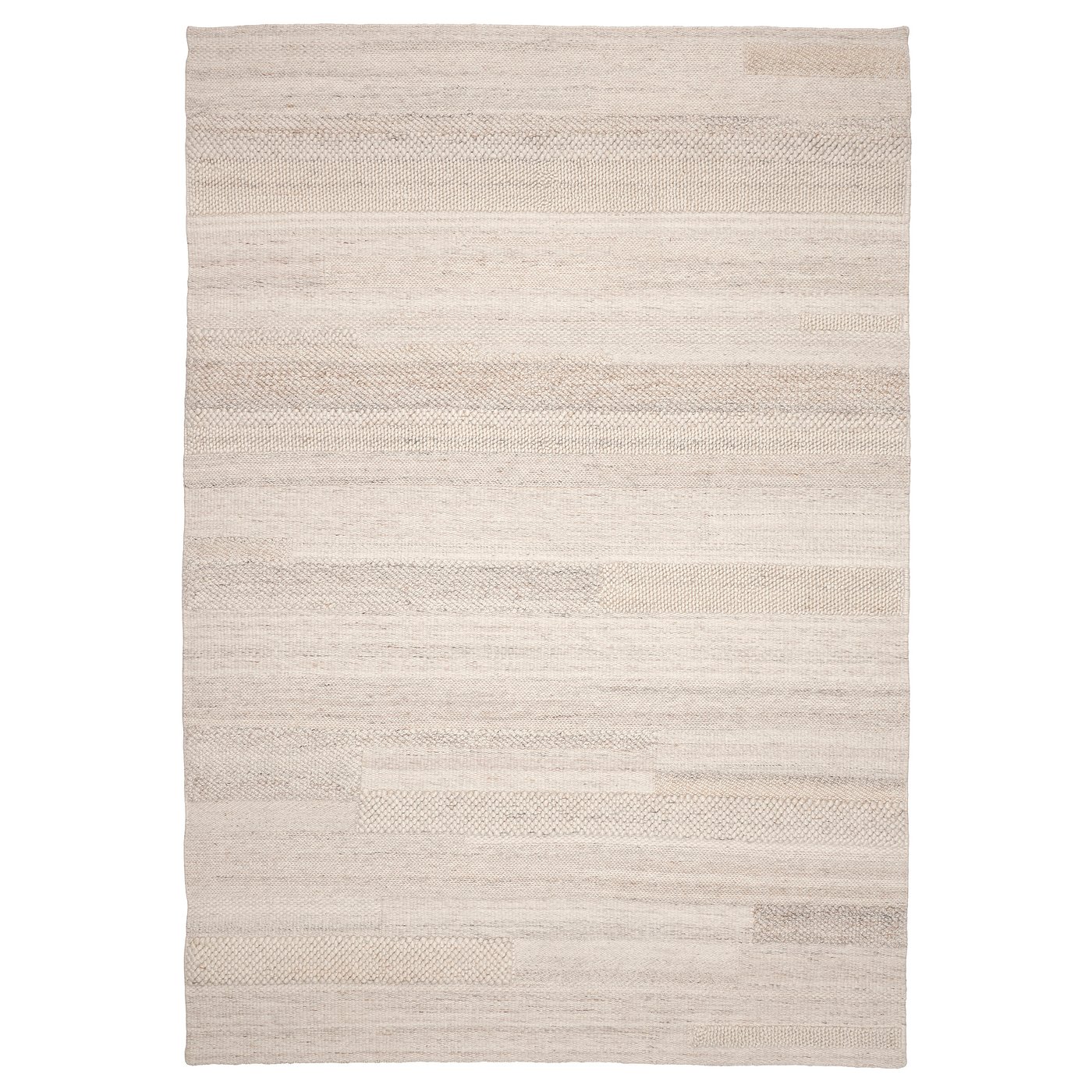BRÖNDEN Tapis, poils ras - fait main beige 200x300 cm