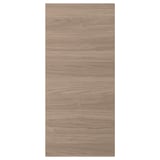 Panneau en bois gris-brun Brookhult avec finition lisse.