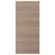 Panneau en bois gris-brun Brookhult avec finition lisse.