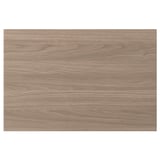 Un panneau en bois BROKHULT au fini noyer naturel, mettant en valeur une texture lisse et granuleuse.