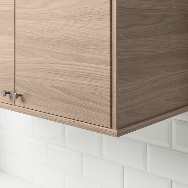 BROKHULT Bandeau décor arrondi, motif noyer gris clair - IKEA