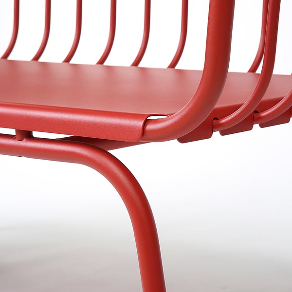 Brusen Canape 3 Places Exterieur Rouge Ikea