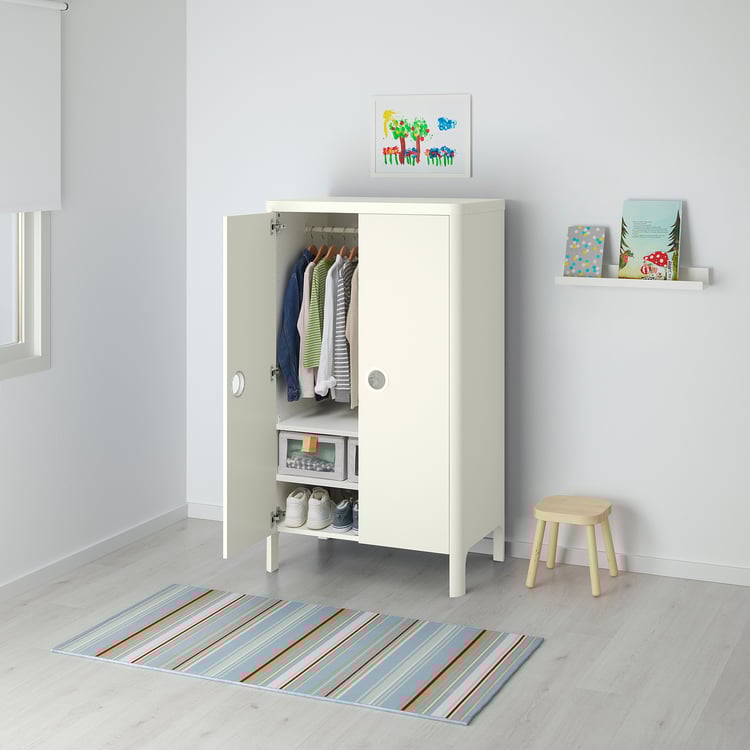 BUSUNGE Armoire, blanc, 80x139 cm IKEA