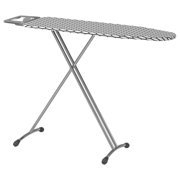 Table À Repasser Pliable Clever Noir Aluminium 137x45cm à Prix Carrefour