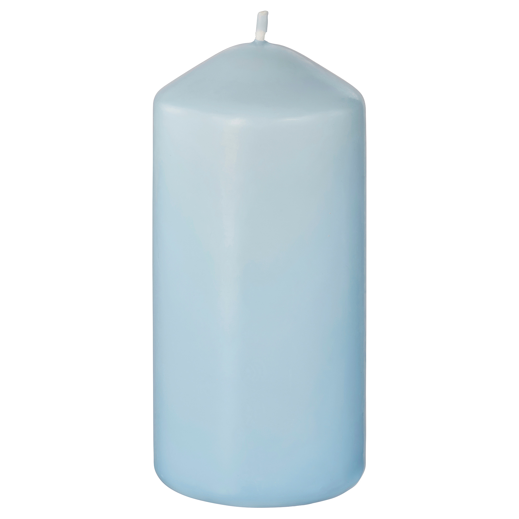 Bougie Qui Ne Coule Pas Ikea DAGLIGEN Bougie bloc non parfumée, bleu clair - IKEA