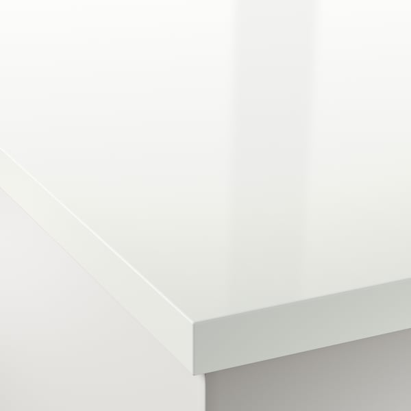 Plan De Travail Stratifié Sur Mesure Ikea Deje Plan De Travail Sur Mesure Blanc Brillant Stratifie 63 Ikea