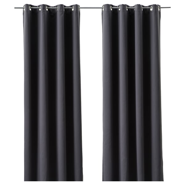 Rideaux Occultant 2 Pièces Dockaster Gris