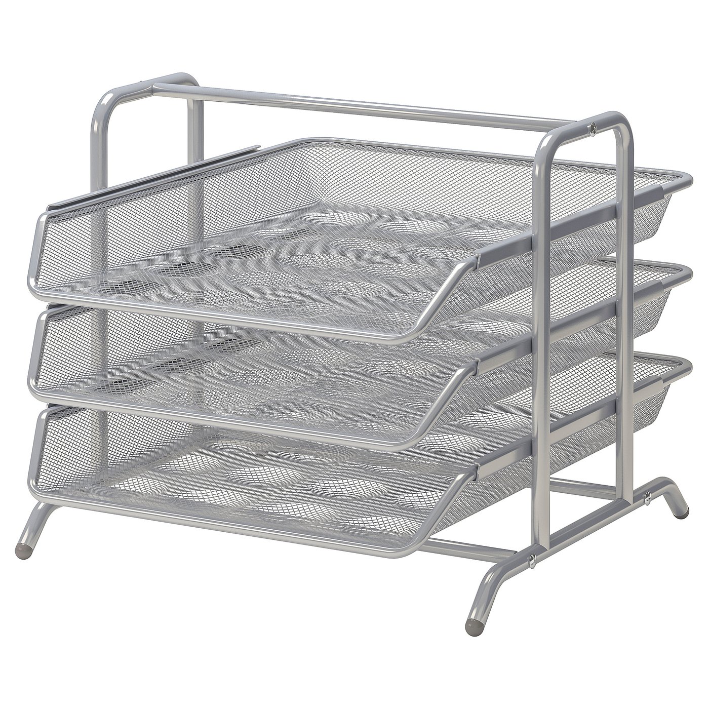 DOKUMENT Corbeille à courrier, couleur argent IKEA