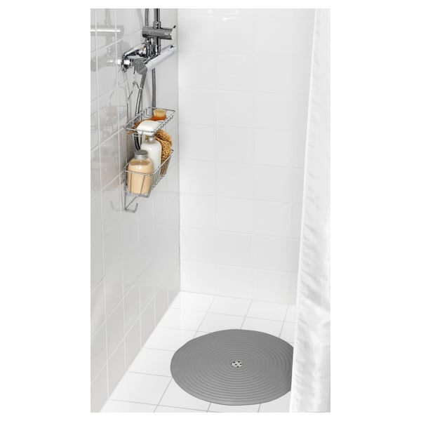 DOPPA Tapis de douche, gris foncé IKEA