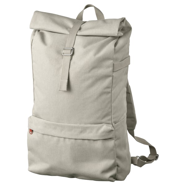 dromsack sac a dos beige 21 l materiau durable ikea