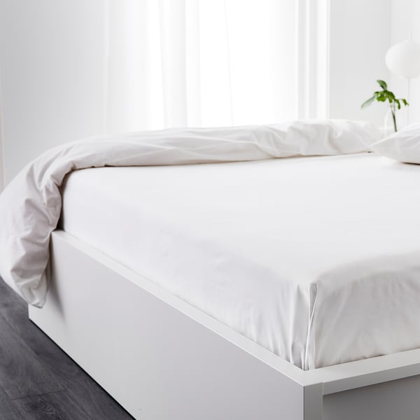 dvala drap blanc 240x260 cm materiau durable ikea