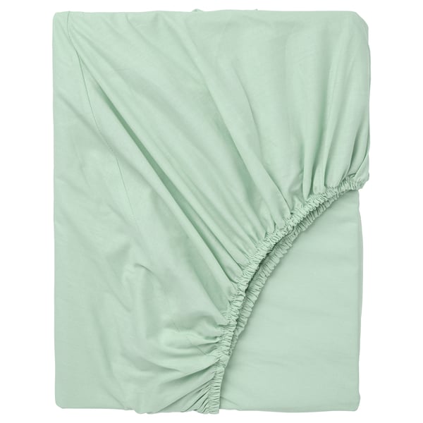 Dvala Drap Housse Vert Clair 90x0 Cm Materiau Durable Ikea