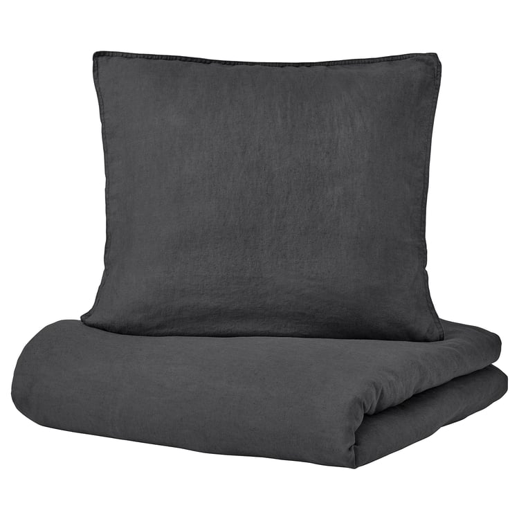 Housse De Couette Dreamzie 260x240cm - 3 Pièces Microfibre OEKO-TEX (Gris)