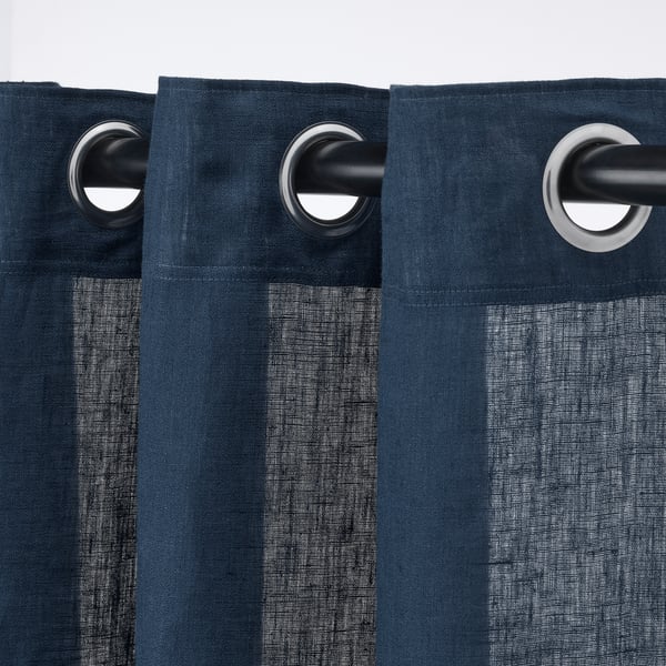 rideaux et rideaux bleu marine