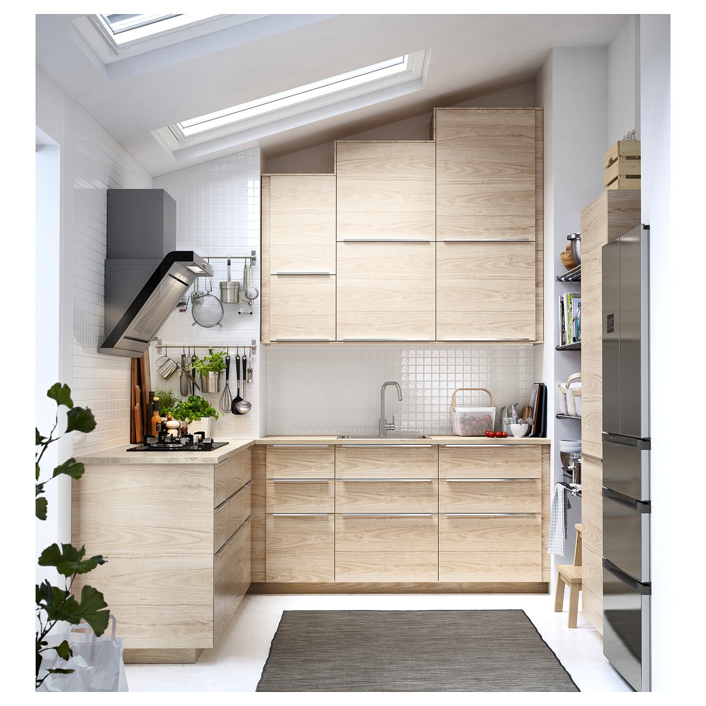Comment Enlever Rayure Sur Plan De Travail Stratifié Ekbacken Plan De Travail Decor Frene Stratifie 246x2 Ikea