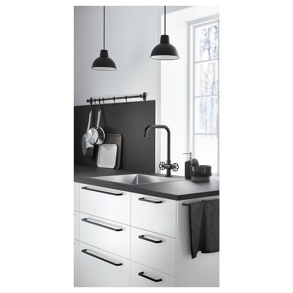 Ekbacken Plan De Travail Mat Anthracite Stratifie 246x2 Ikea