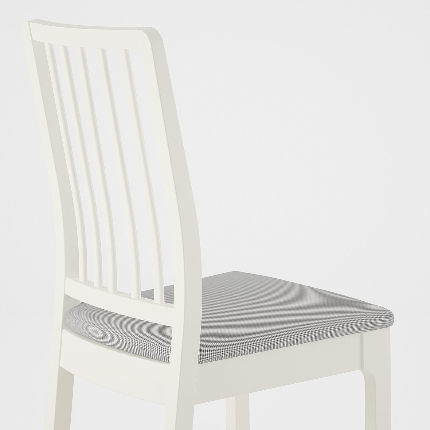 Ekedalen Chaise Blanc Orrsta Gris Clair Ikea