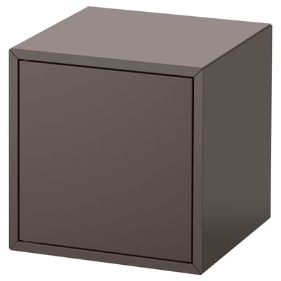Rangement cube EKET gris.