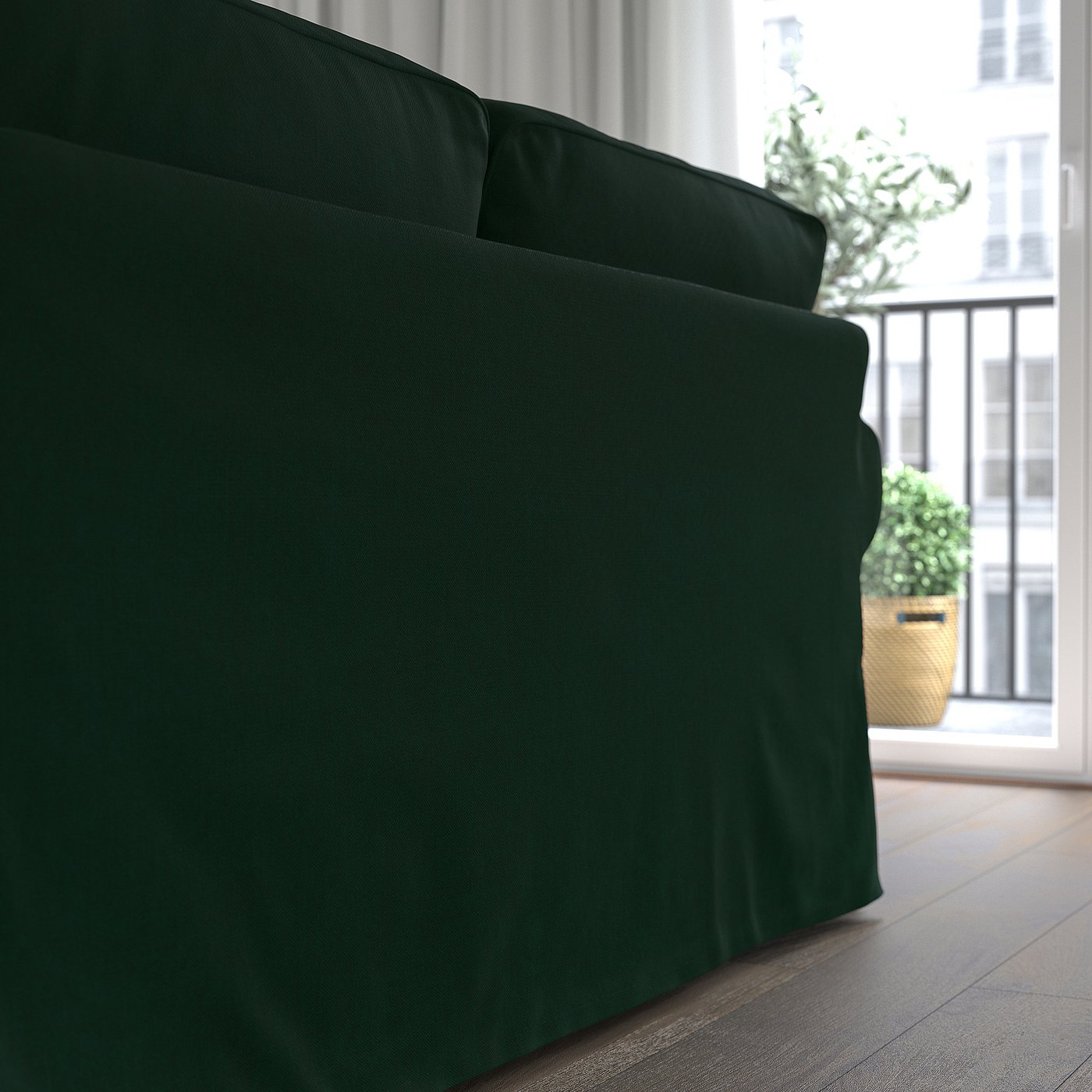 EKTORP Canapé 2 Places Tallmyra Vert Foncé - IKEA