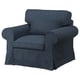 EKTORP Fauteuil, Kilanda bleu foncé