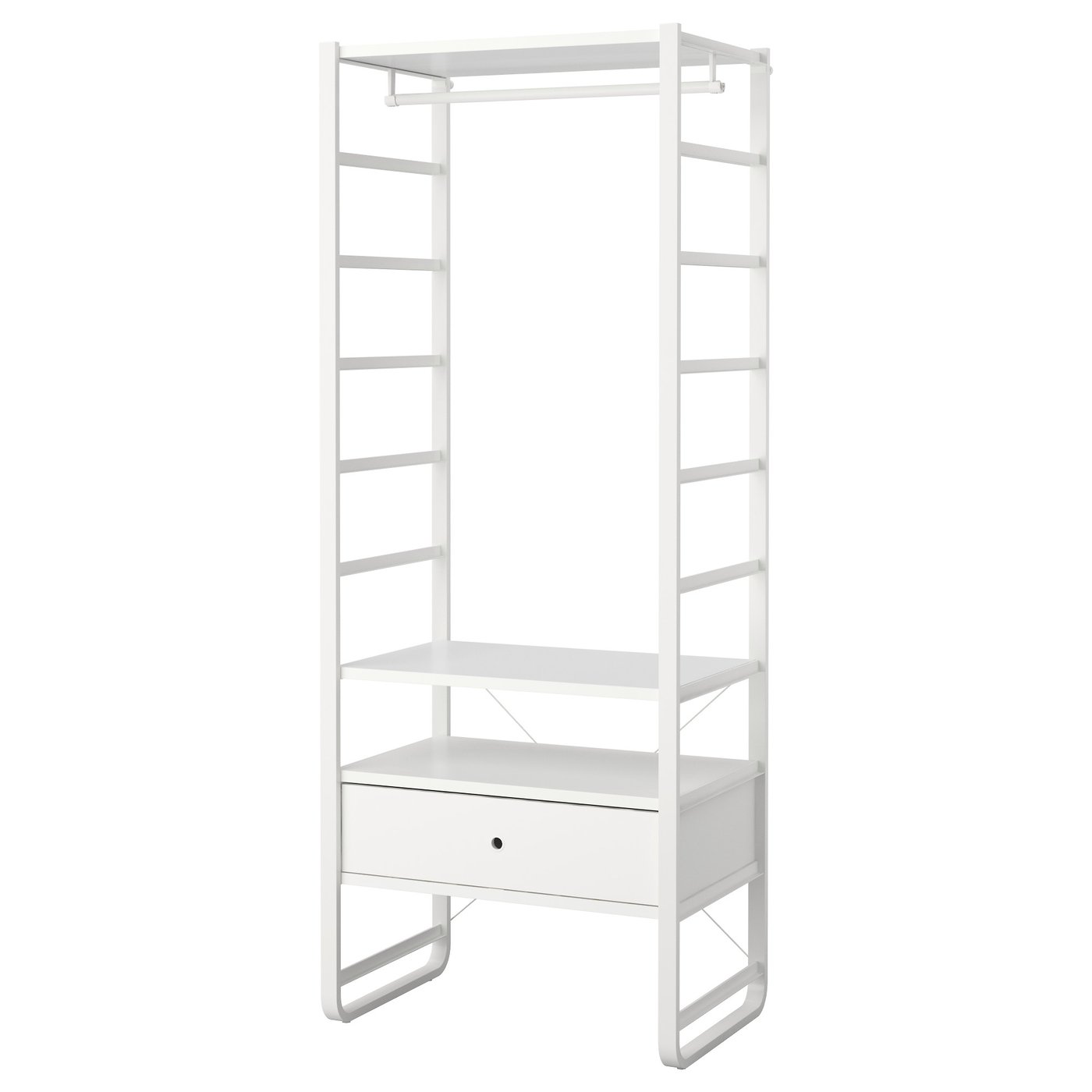 ELVARLI combinaison armoire, blanc, 84x55x216 cm IKEA