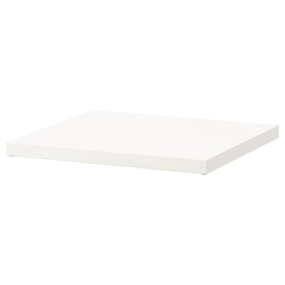 Étagère blanche ELVARLI, élégante et moderne, fabriquée à partir de matériaux recyclés. Parfait pour un décor minimaliste.