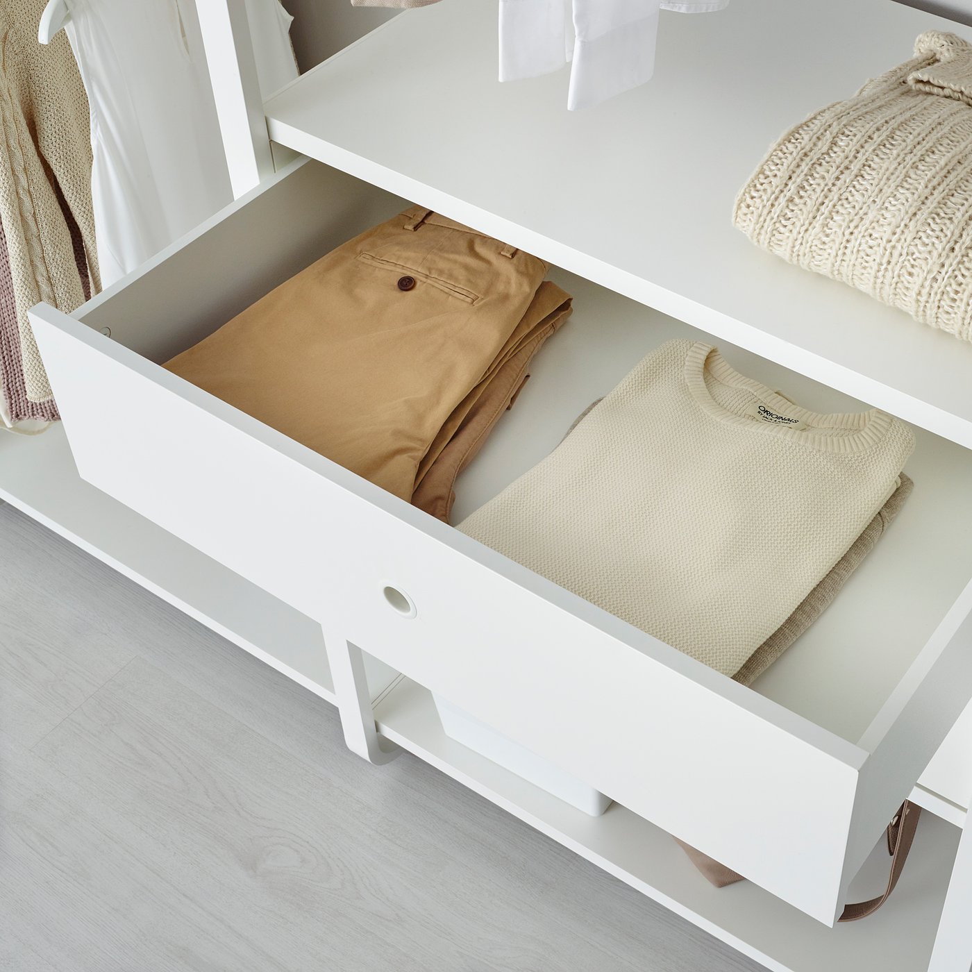 Étagère IKEA ELVARLI 80x36 Cm - Blanc - Neuf Sous Emballage