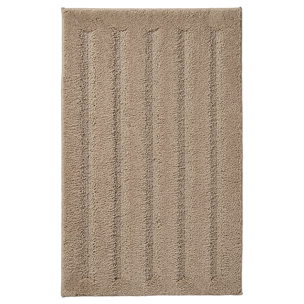 Emten Tapis De Bain Beige Fonce 50x80 Cm Materiau Durable Ikea