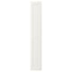 Porte blanche ENHET, design moderne, surface lisse, montée à gauche ou à droite, panneau de fibres et feuille de plastique.