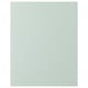Armoire ENHET gris-vert pâle ; Façade rectangulaire en feuille de plastique lisse.