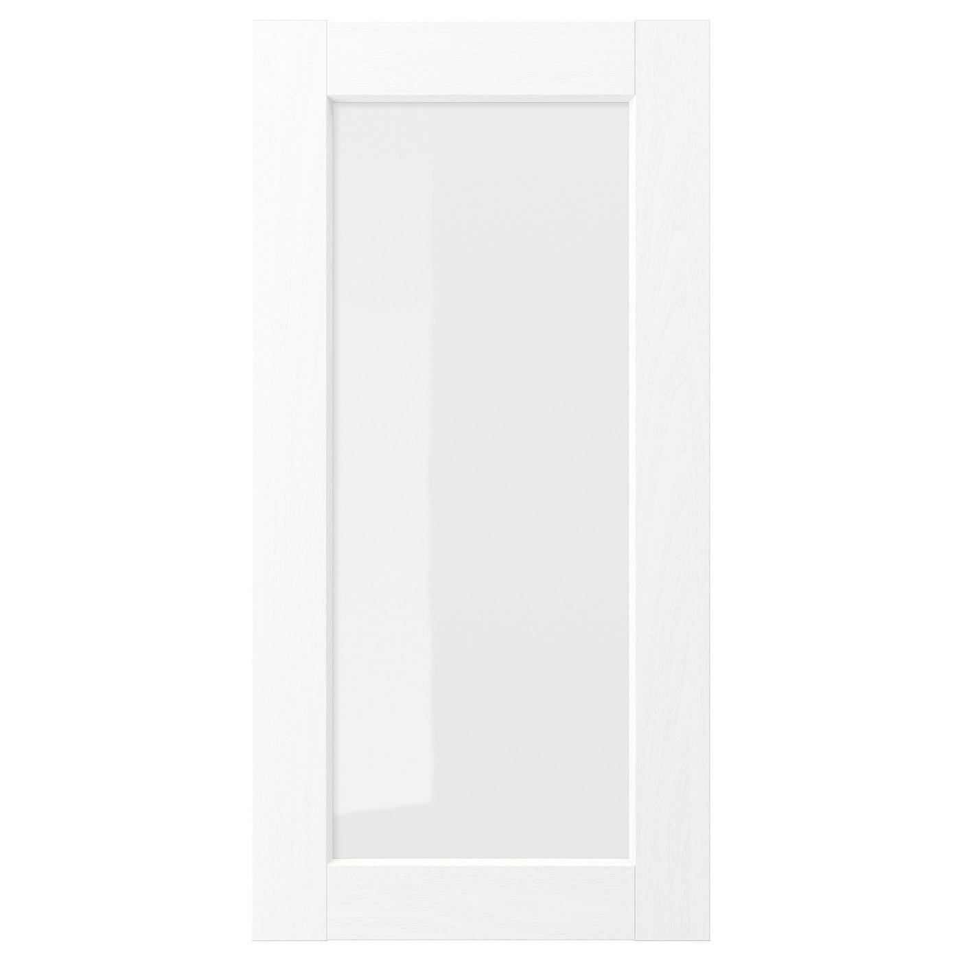 ENKÖPING Porte vitrée - blanc effet bois 40x80 cm