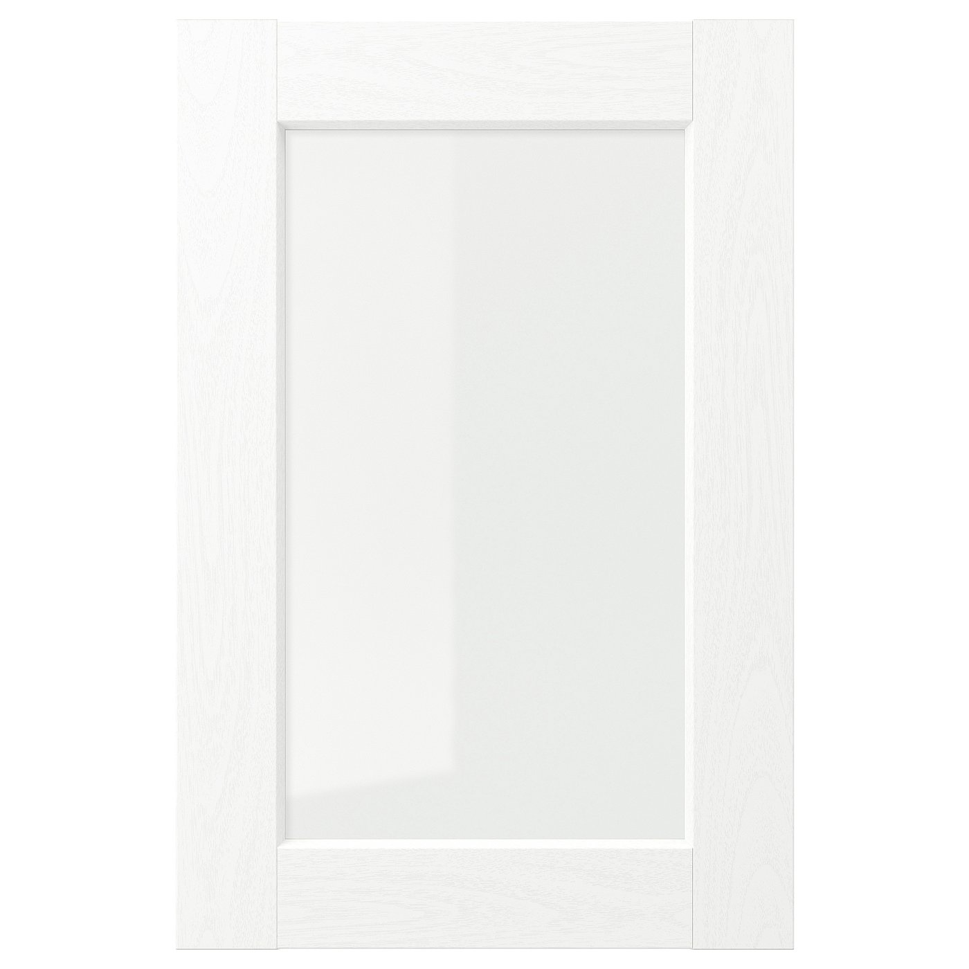 ENKÖPING Porte vitrée - blanc effet bois 40x60 cm