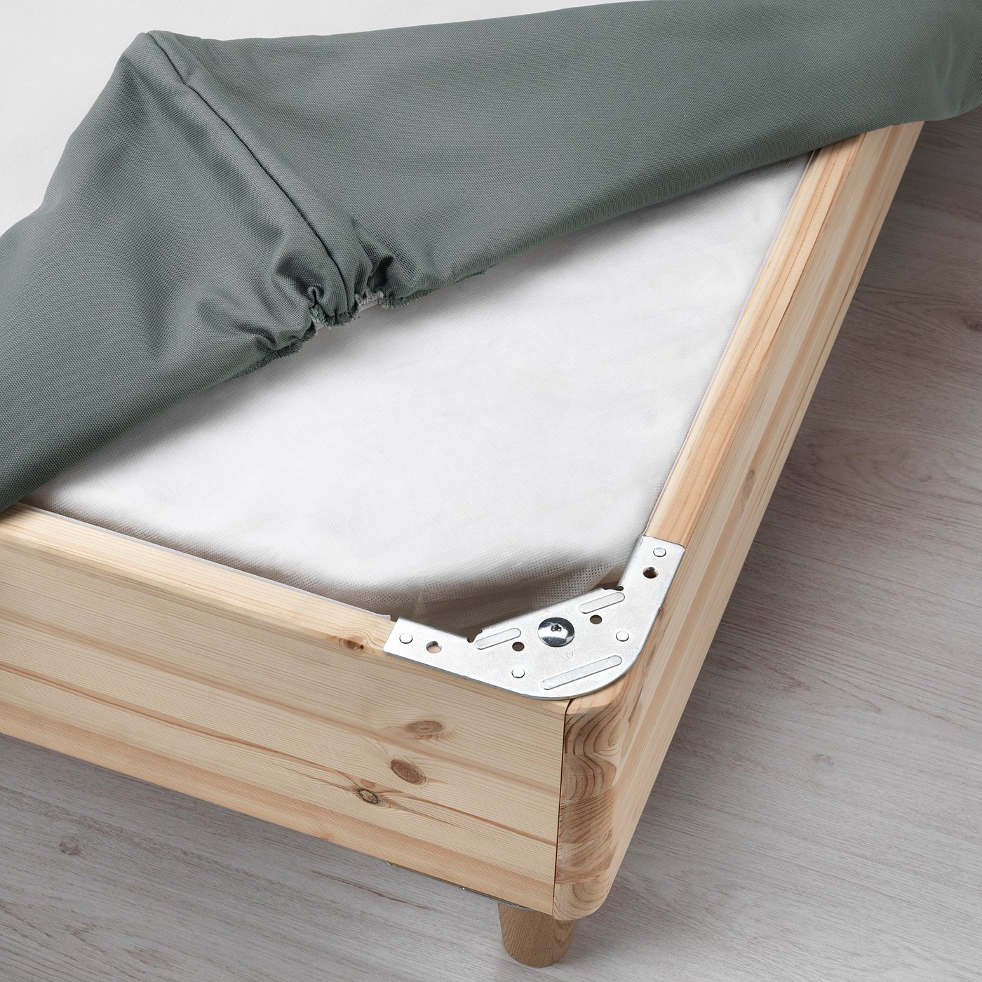 Espevar Sommier A Ressorts Avec Pieds Gris Fonce Ikea