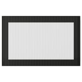 FÄLLSVIK : gris foncé, rectangulaire, façade en verre cannelé pour un design moderne des armoires.