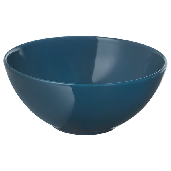 FÄRGRIK Bol, turquoise foncé, 16 cm