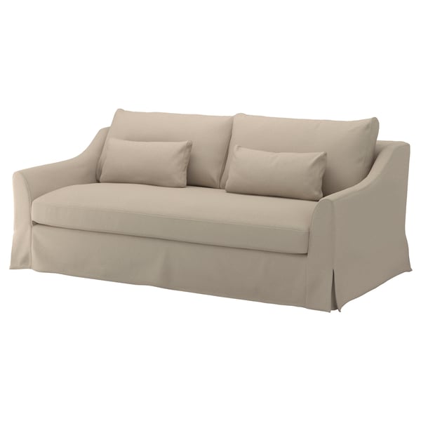 FÄRLÖV Housse canapé 3 pl, Flodafors beige IKEA