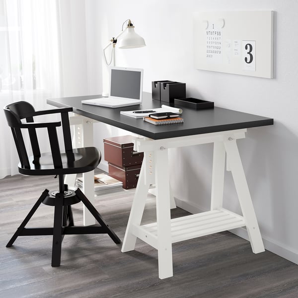 Finnvard Treteau Avec Etagere Blanc 70x71 93 Cm Ikea