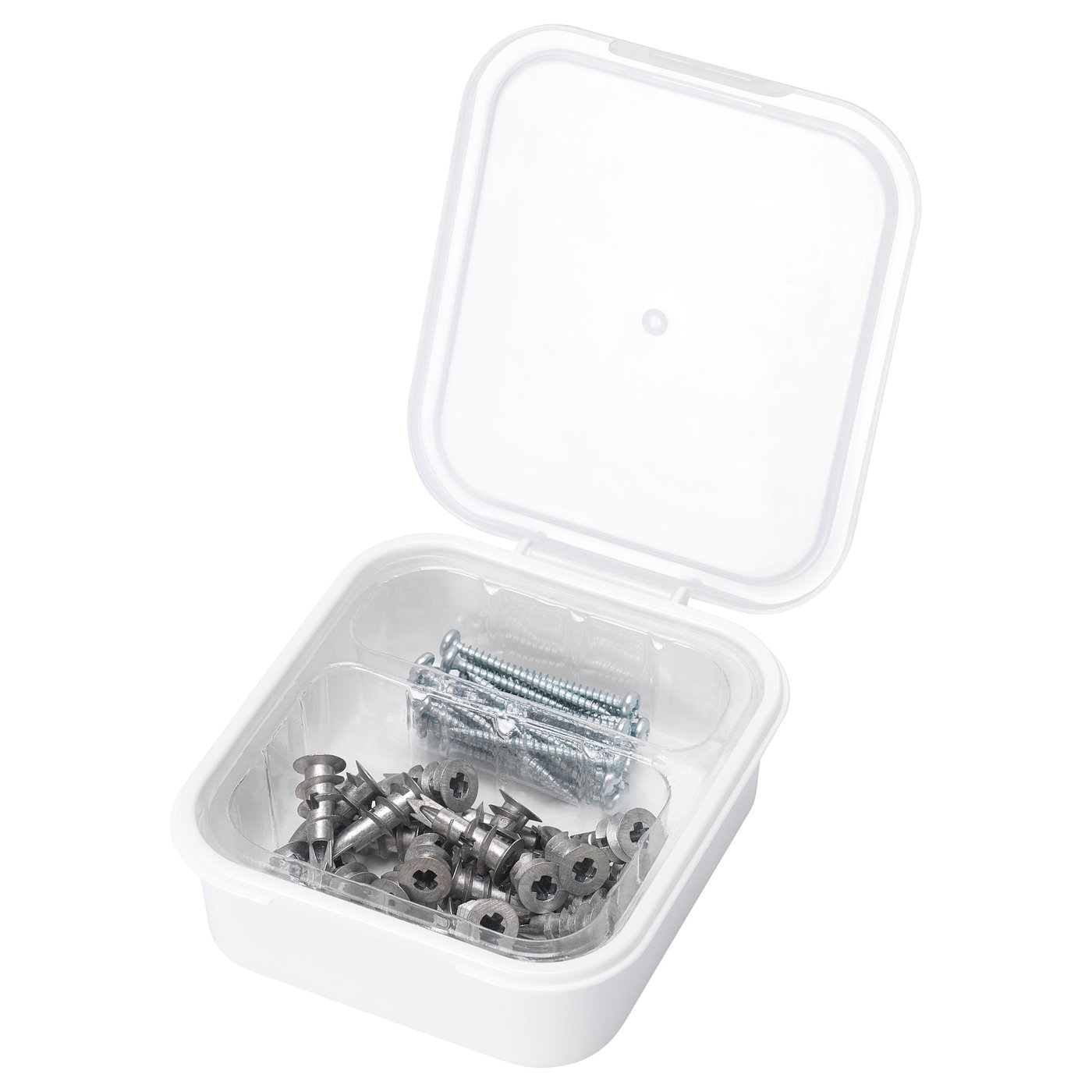 Fixa Lot De 50 Vis Et Chevilles Couleur Argent Ikea