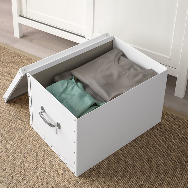 FJÄLLA Boîte de rangement avec couvercle - blanc - IKEA