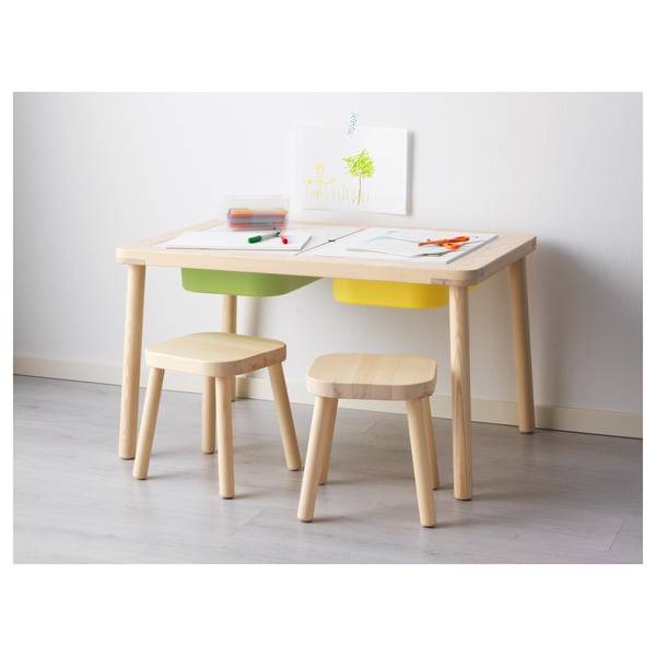 FLISAT Table enfant, 83x58 cm